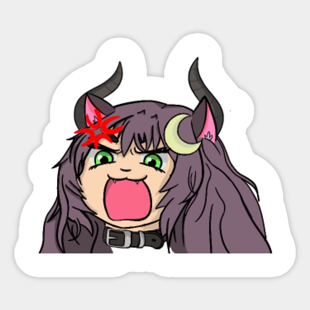 Angry Shortie Noises Sticker by ShortiePrincessTTV